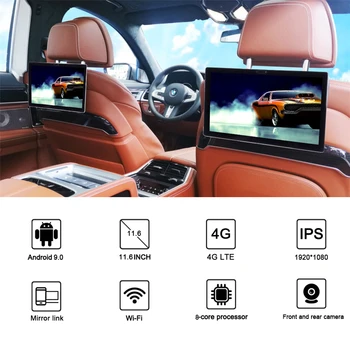 Headrest Monitor Android Car Stereo Video Player 11.6 inch Display Touch Screen Bluetooth Autoradio Pantalla Coche 12V Car TV
Headrest Monitor Android Car Stereo Video Player 11.6 inch Display Touch Screen Bluetooth Autoradio Pantalla Coche 12V Car TV