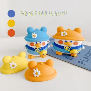 Flower Hats Backpack Duck Earpods Case for Airpods Pro 3D Kawaii Cartoon Bluetooth Wireless Earphone Cover for Airpods 1 2 3 Box
Flower Hats Backpack Duck Earpods Case for Airpods Pro 3D Kawaii Cartoon Bluetooth Wireless Earphone Cover for Airpods 1 2 3 Box