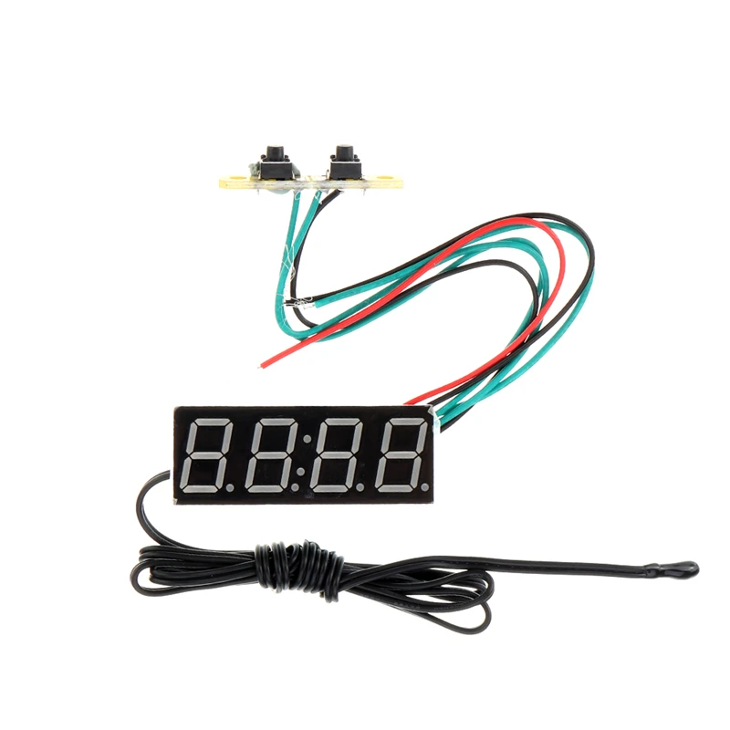 0.36 Inch 3-in-1 Time + Temperature + Voltage Meter Display with NTC DC7-30V Voltmeter Electronic Watch Clock Digital Tube
0.36 Inch 3-in-1 Time + Temperature + Voltage Meter Display with NTC DC7-30V Voltmeter Electronic Watch Clock Digital Tube