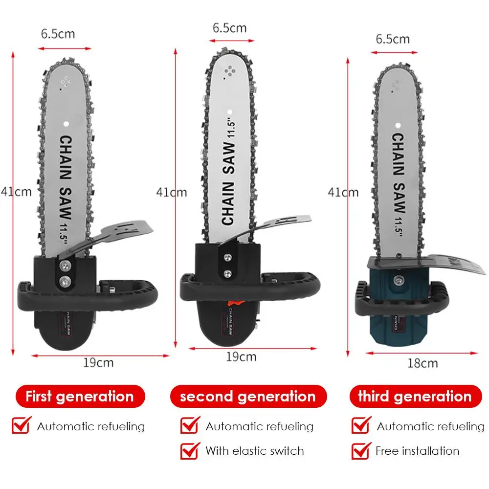 Felling Saw 11.5inch Electric Chainsaw Grinding Multifunction Portable Electric Drill Practical Black Part Angle
Felling Saw 11.5inch Electric Chainsaw Grinding Multifunction Portable Electric Drill Practical Black Part Angle