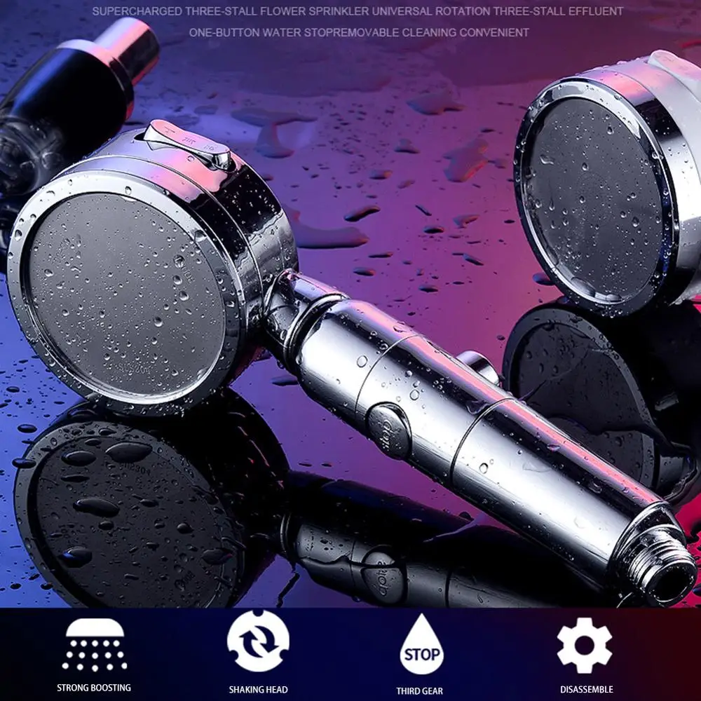 Pressurized Water-Saving Three-Speed Large Shaking Head Shower with Switch one Button Water Stop Large Shower Head Shower Head
Pressurized Water-Saving Three-Speed Large Shaking Head Shower with Switch one Button Water Stop Large Shower Head Shower Head