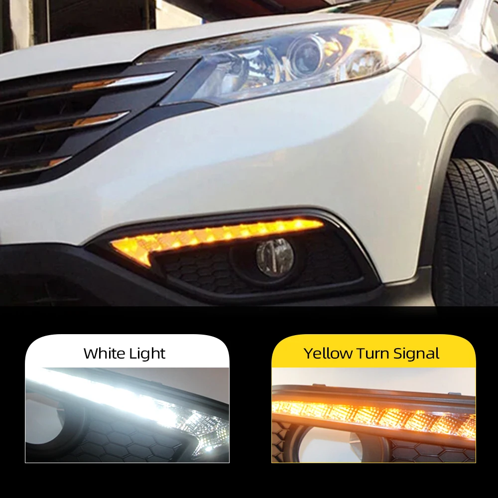 Автомобильные мигающие DRL 2 шт. для Honda CRV CR-V 2012 2013 2014 дневные ходовые огни