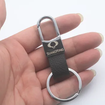 Car Styling 3D Metal+Leather Emblem Car Key Ring Keychain Key Holder For SsangYong Actyon Turismo Rodius Rexton Korando Kyron
Car Styling 3D Metal+Leather Emblem Car Key Ring Keychain Key Holder For SsangYong Actyon Turismo Rodius Rexton Korando Kyron