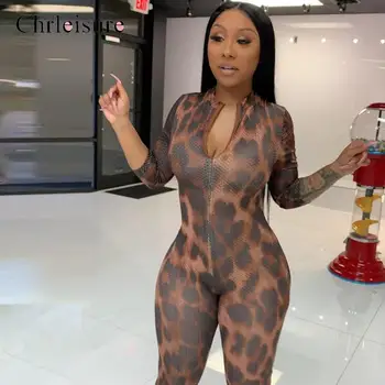 Women Sexy Deep V-neck Jumpsuits Small Hole Rompers Womens Bodysuits Leopard Print Long Sleeve Jumpsuits
Women Sexy Deep V-neck Jumpsuits Small Hole Rompers Womens Bodysuits Leopard Print Long Sleeve Jumpsuits