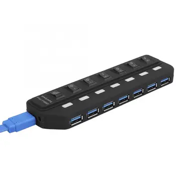USB 3.0 Hub Splitter Docking Station 7-in-1 with Switch 5Gbps for Windows XP / Vista USB Hub
USB 3.0 Hub Splitter Docking Station 7-in-1 with Switch 5Gbps for Windows XP / Vista USB Hub