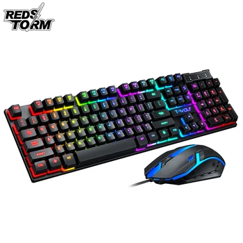 Gaming keyboard And Gaming Mouse Wired keyboard With LED backlight keyboard Gamer Kit Silent Gaming Mouse Set For PC Laptop
Gaming keyboard And Gaming Mouse Wired keyboard With LED backlight keyboard Gamer Kit Silent Gaming Mouse Set For PC Laptop