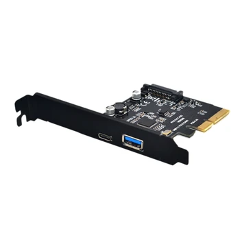 Add on Card USB 3.1 Type C PCIe Expansion Card PCI-E to 1 Type C and 1 Type a 3.0 USB Adapter PCI Express Riser Card for Desktop
Add on Card USB 3.1 Type C PCIe Expansion Card PCI-E to 1 Type C and 1 Type a 3.0 USB Adapter PCI Express Riser Card for Desktop