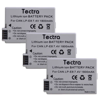 3pc 1800mAh LP-E8 LP E8 LPE8 Camera Li-ion Battery for Canon EOS 550D 600D 650D 700D Kiss X4 X5 X6i X7i Rebel T2i
3pc 1800mAh LP-E8 LP E8 LPE8 Camera Li-ion Battery for Canon EOS 550D 600D 650D 700D Kiss X4 X5 X6i X7i Rebel T2i