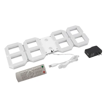 1Pc Large 3D Modern Digital LED Wall Clock 24/12 Hour Display Timer Alarm
1Pc Large 3D Modern Digital LED Wall Clock 24/12 Hour Display Timer Alarm