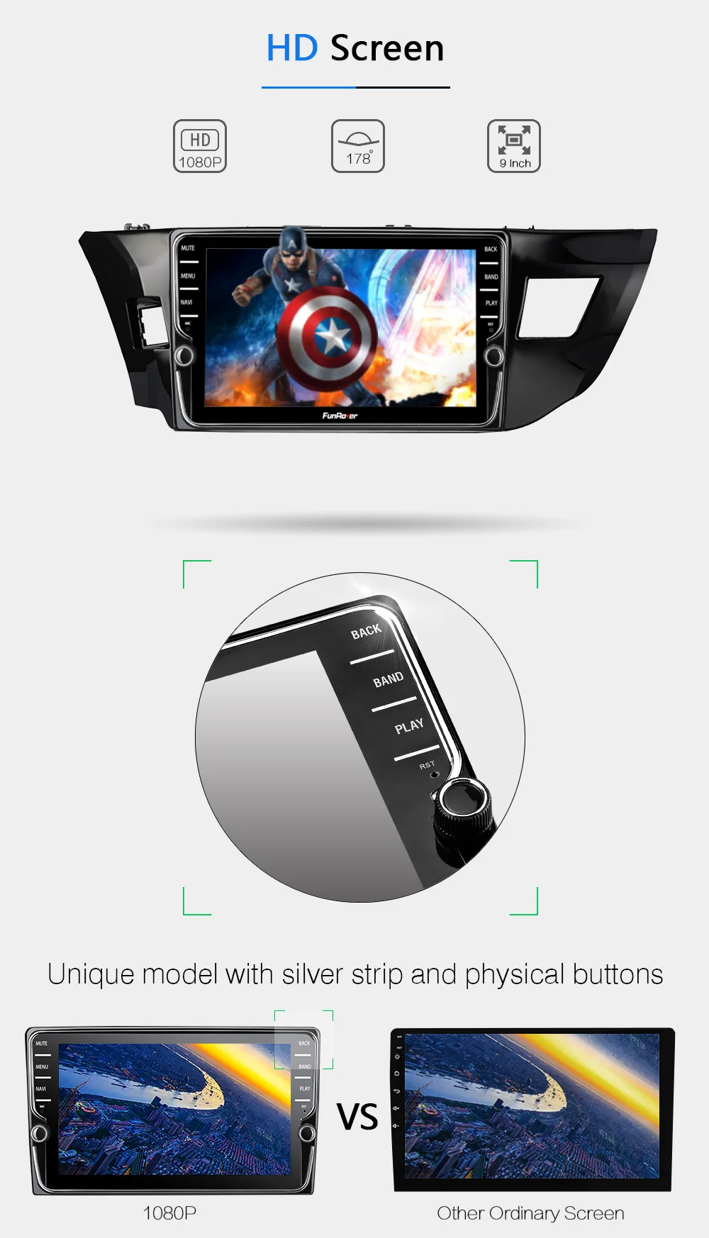 Flash Deal Funrover 4+64G ROM Android 9.0 For Toyota Corolla 10 E140 E150 2006-2013 Car Radio Multimedia Video Player Navigation GPS 2din 2 Flash Deal Funrover 4+64G ROM Android 9.0 For Toyota Corolla 10 E140 E150 2006-2013 Car Radio Multimedia Video Player Navigation GPS 2din 2