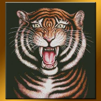 Decorative Animal Painings Hand Painted Power Tiger Oil Painting on Canvas Pop Art For Living Room Home Decoration Pictures Gift
Decorative Animal Painings Hand Painted Power Tiger Oil Painting on Canvas Pop Art For Living Room Home Decoration Pictures Gift