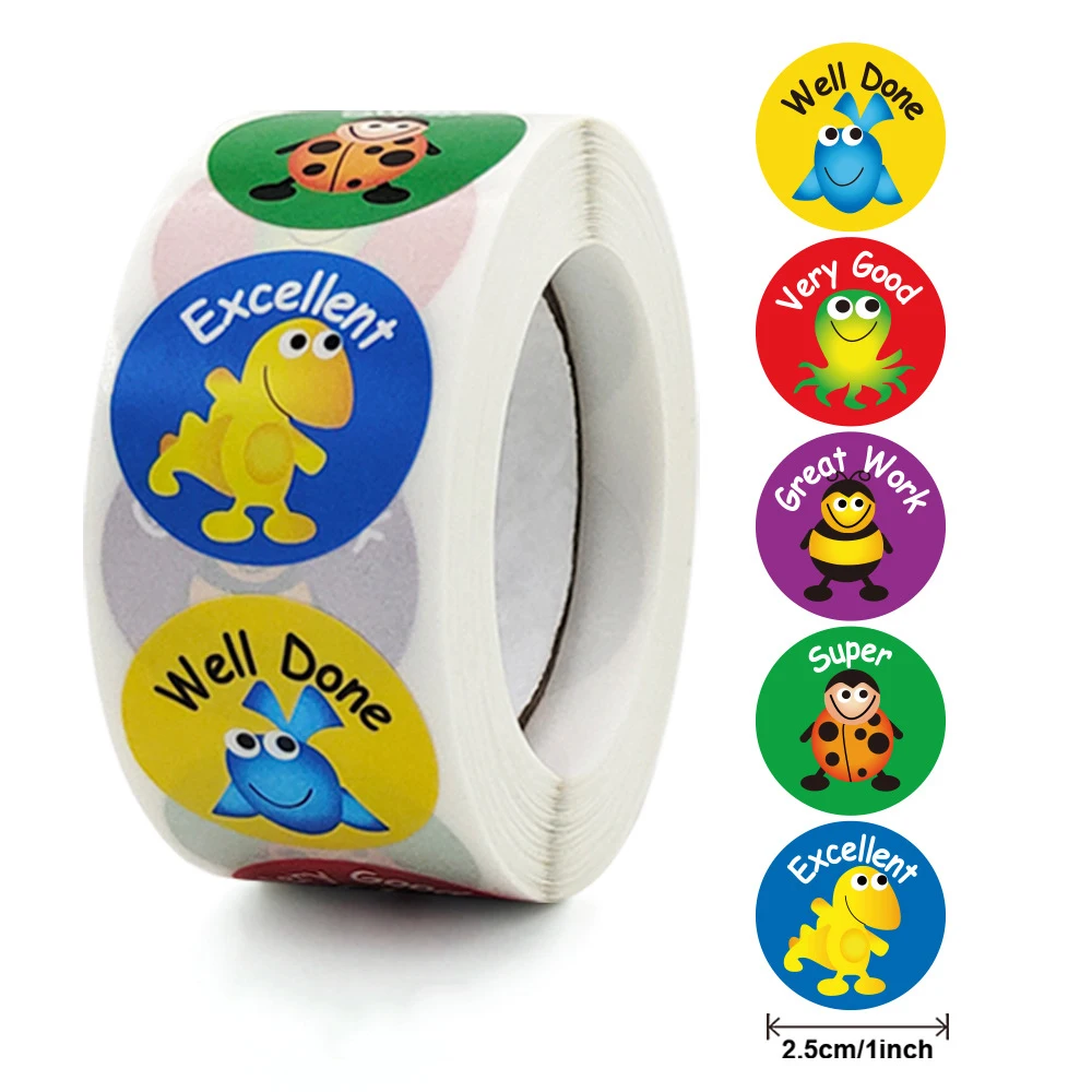 500Pcs Kindergarten Teacher Rewards Kids with Text Stickers Holographic Wrapping Paper packaging Stickers Cute Animal stickers
500Pcs Kindergarten Teacher Rewards Kids with Text Stickers Holographic Wrapping Paper packaging Stickers Cute Animal stickers