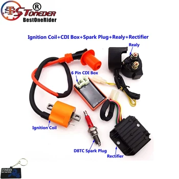 STONEDER Ignition Coil 6 Pin AC CDI D8TC Spark Plug Regulator Rectifier Solenoid Relay For 150cc 200cc 250cc Engine ATV Pit Bike
STONEDER Ignition Coil 6 Pin AC CDI D8TC Spark Plug Regulator Rectifier Solenoid Relay For 150cc 200cc 250cc Engine ATV Pit Bike