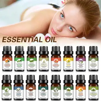 

12 Flavours Essential Oils 10ml Pure Plant Relieve Stress Air Freshening Essential Oils Therapeutic Grade Aromatherapy Aroma Oil