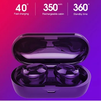 TWS Bluetooth 5.0 Earphone True Sport Wireless Earphone IPX5 In-Ear Earbuds Stereo HD Call Bass Mini Earpiece Bluetooth Headset
TWS Bluetooth 5.0 Earphone True Sport Wireless Earphone IPX5 In-Ear Earbuds Stereo HD Call Bass Mini Earpiece Bluetooth Headset