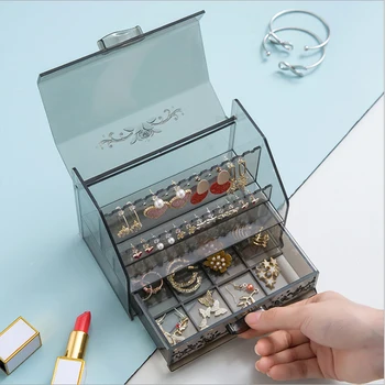 Plastic Jewelry Storage Box Earrings Ring Necklace Case Jewel Packaging Minimalism Jewelry Organizer Container Box
Plastic Jewelry Storage Box Earrings Ring Necklace Case Jewel Packaging Minimalism Jewelry Organizer Container Box