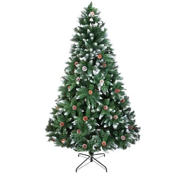 6FT/7FT Christmas Tree 920/1350 Branches Flocking Spray White Xmas Tree Plus Pine Cone Navidad Home Decorations
6FT/7FT Christmas Tree 920/1350 Branches Flocking Spray White Xmas Tree Plus Pine Cone Navidad Home Decorations