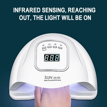 120W Digital Display Protection Auto Sensing Sun Light Magnetic Adsorption Home UV LED Lamp Gel Nail Dryer ABS Manicure Machine
120W Digital Display Protection Auto Sensing Sun Light Magnetic Adsorption Home UV LED Lamp Gel Nail Dryer ABS Manicure Machine