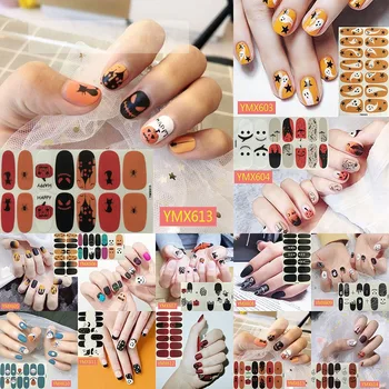 LADY KINDOM Halloween Element Series Nail Polish Stickers Waterproof Long Lasting Nail Strips Eco-friendly Nail Decals Sticker
LADY KINDOM Halloween Element Series Nail Polish Stickers Waterproof Long Lasting Nail Strips Eco-friendly Nail Decals Sticker