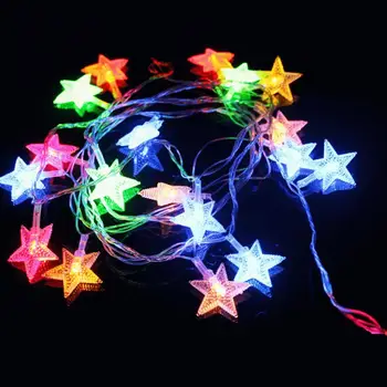 5LED Party Fairy Lights 220V Waterproof Outdoor Five-pointed Star LED string lights for Wedding Christmas Party Decoration
5LED Party Fairy Lights 220V Waterproof Outdoor Five-pointed Star LED string lights for Wedding Christmas Party Decoration