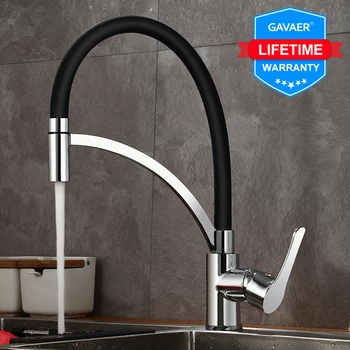 Gavaer Rubber Design Kitchen Faucets Any Direction Rotating Modern Kitchen Faucet Taps Single Handle Pull Down Deck Sinks Faucet
Gavaer Rubber Design Kitchen Faucets Any Direction Rotating Modern Kitchen Faucet Taps Single Handle Pull Down Deck Sinks Faucet