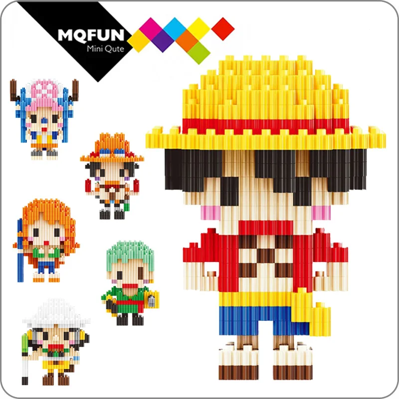 Linkgo Toys for Children One Piece Luffy Chopper Micro Diamond Building Blocks bricks 3D DIY assembly Modeling educational toy
Linkgo Toys for Children One Piece Luffy Chopper Micro Diamond Building Blocks bricks 3D DIY assembly Modeling educational toy