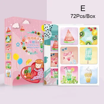 72pcs/box Mosquito Repellent Stickers Patches Cartoon Pure Plant Essential Oil Stickers for Baby Kid TP899
72pcs/box Mosquito Repellent Stickers Patches Cartoon Pure Plant Essential Oil Stickers for Baby Kid TP899