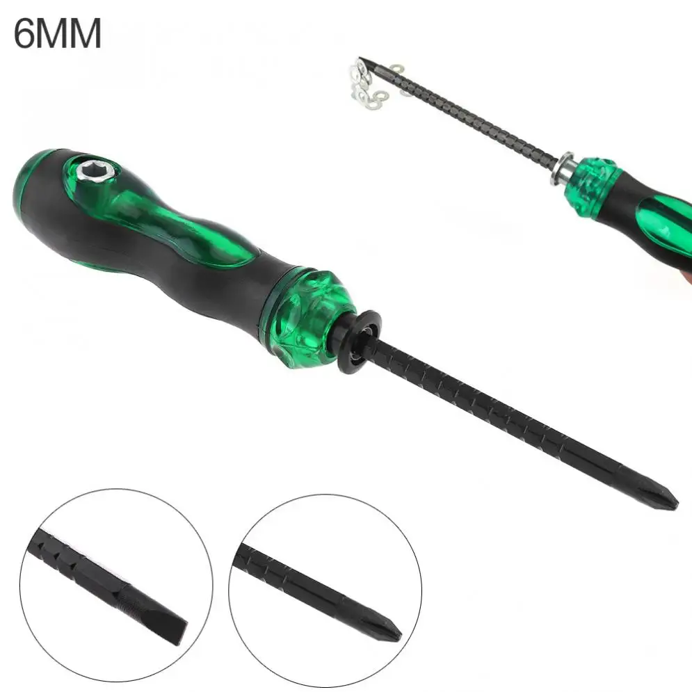 6 Inch Telescopic Ratchet Screwdriver Repair Hand Tool Double end Screw Driver Slotted Cross Magnetic Screwdriver for Repairing
6 Inch Telescopic Ratchet Screwdriver Repair Hand Tool Double end Screw Driver Slotted Cross Magnetic Screwdriver for Repairing