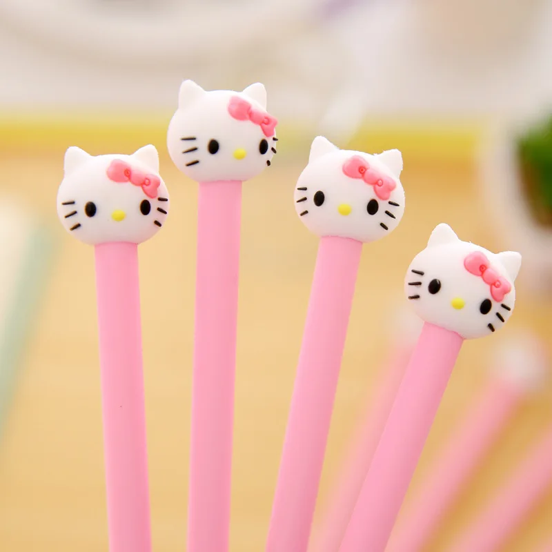 4 pcs Gel Pens Candy Cat black colored kawaii gift gel-ink pens pens for writing Cute stationery office school supplies 0.38mm
4 pcs Gel Pens Candy Cat black colored kawaii gift gel-ink pens pens for writing Cute stationery office school supplies 0.38mm