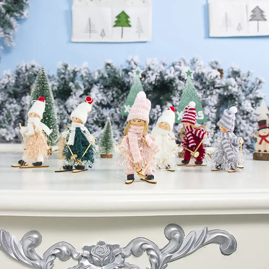 doll cute christmas tree ornaments holiday party xmas decoration