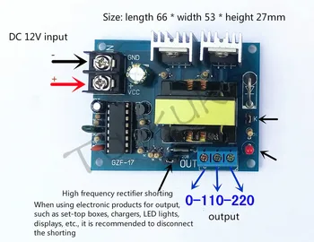 TL494 12V 0-110-220V micro inverter 12 volts variable dual 110 volt boost circuit board
TL494 12V 0-110-220V micro inverter 12 volts variable dual 110 volt boost circuit board