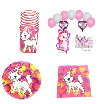 Marie Cat Disposable Birthday Party Decoration Kids Party Tableware Set Cat Paper Napkins Plate Cup Baby Shower Party Supplies
Marie Cat Disposable Birthday Party Decoration Kids Party Tableware Set Cat Paper Napkins Plate Cup Baby Shower Party Supplies