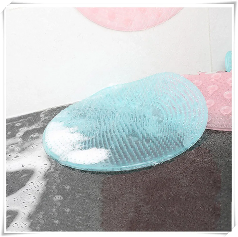 msjo silicone bath mat no slip round spa shower bathroom feet