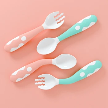 2Pcs Bendable Baby Spoon Fork Set Toddler Infant Learning Tableware Flatware Utensils Kids Cutlery Spoon Fork Set
2Pcs Bendable Baby Spoon Fork Set Toddler Infant Learning Tableware Flatware Utensils Kids Cutlery Spoon Fork Set