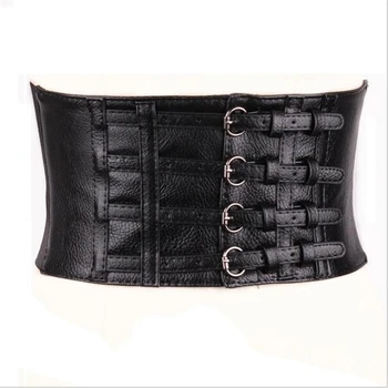 2019 Fashion Super Wide Girdle Women's Belts Multi-row Pin Buckle Design High Quality PU Black Wild Fashion Simple Dress Belts
2019 Fashion Super Wide Girdle Women's Belts Multi-row Pin Buckle Design High Quality PU Black Wild Fashion Simple Dress Belts