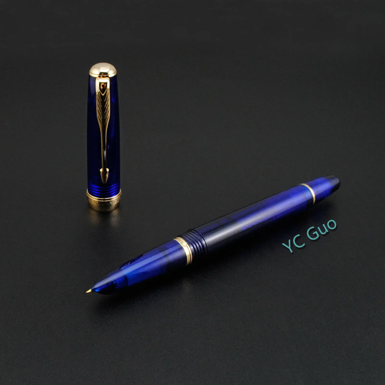 2020 Wing Sung 618 Piston Blue Fountain Pen Ink Pen Fine 0.5mm Nib Gold Clip Office school supplies penna stilografica
2020 Wing Sung 618 Piston Blue Fountain Pen Ink Pen Fine 0.5mm Nib Gold Clip Office school supplies penna stilografica