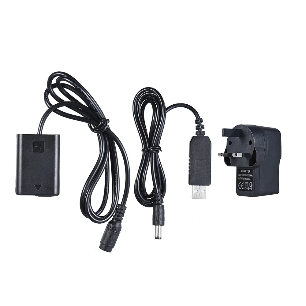 NP-FW50 Battery Adapter Dummy Battery + 5V 3A USB Power Adapter Cable w/Power Plug Replacement for AC-PW20 for SonySeries
NP-FW50 Battery Adapter Dummy Battery + 5V 3A USB Power Adapter Cable w/Power Plug Replacement for AC-PW20 for SonySeries
