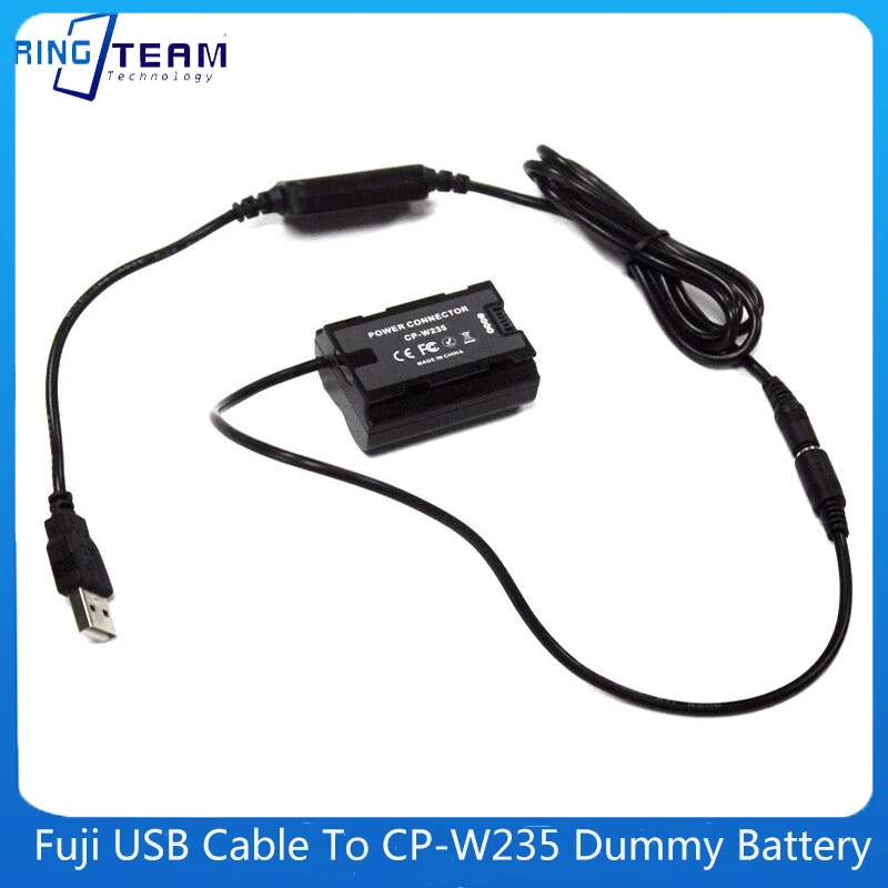 

Long-lasting Power Supply X-T4 XT4 X-H2 GFX 50SII Camera Easy to USB Cable to CP-W235 Dummy Battery NP-W235 DC Coupler for Fuji