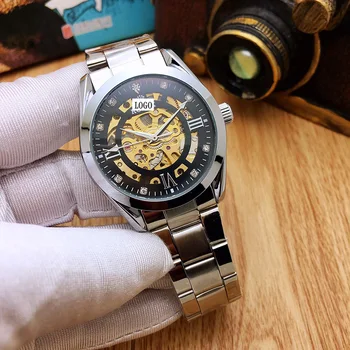 Brand Business Luxury Men's Mechanical Watch Stainless Steel Strap Waterproof Hollow Men's Watch Luxury Mechanical Men's Watch
Brand Business Luxury Men's Mechanical Watch Stainless Steel Strap Waterproof Hollow Men's Watch Luxury Mechanical Men's Watch