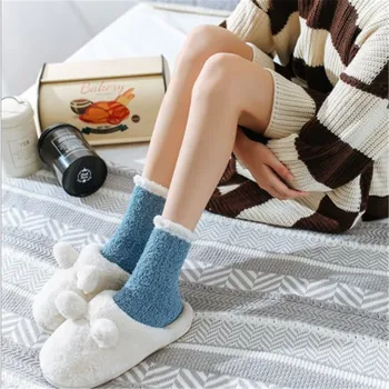 New Model Autumn And Winter Girls Women Ladies Solid Color Sleep Socks Thickened Tube Coral Velvet Sweat-absorbing Warm Socks
New Model Autumn And Winter Girls Women Ladies Solid Color Sleep Socks Thickened Tube Coral Velvet Sweat-absorbing Warm Socks