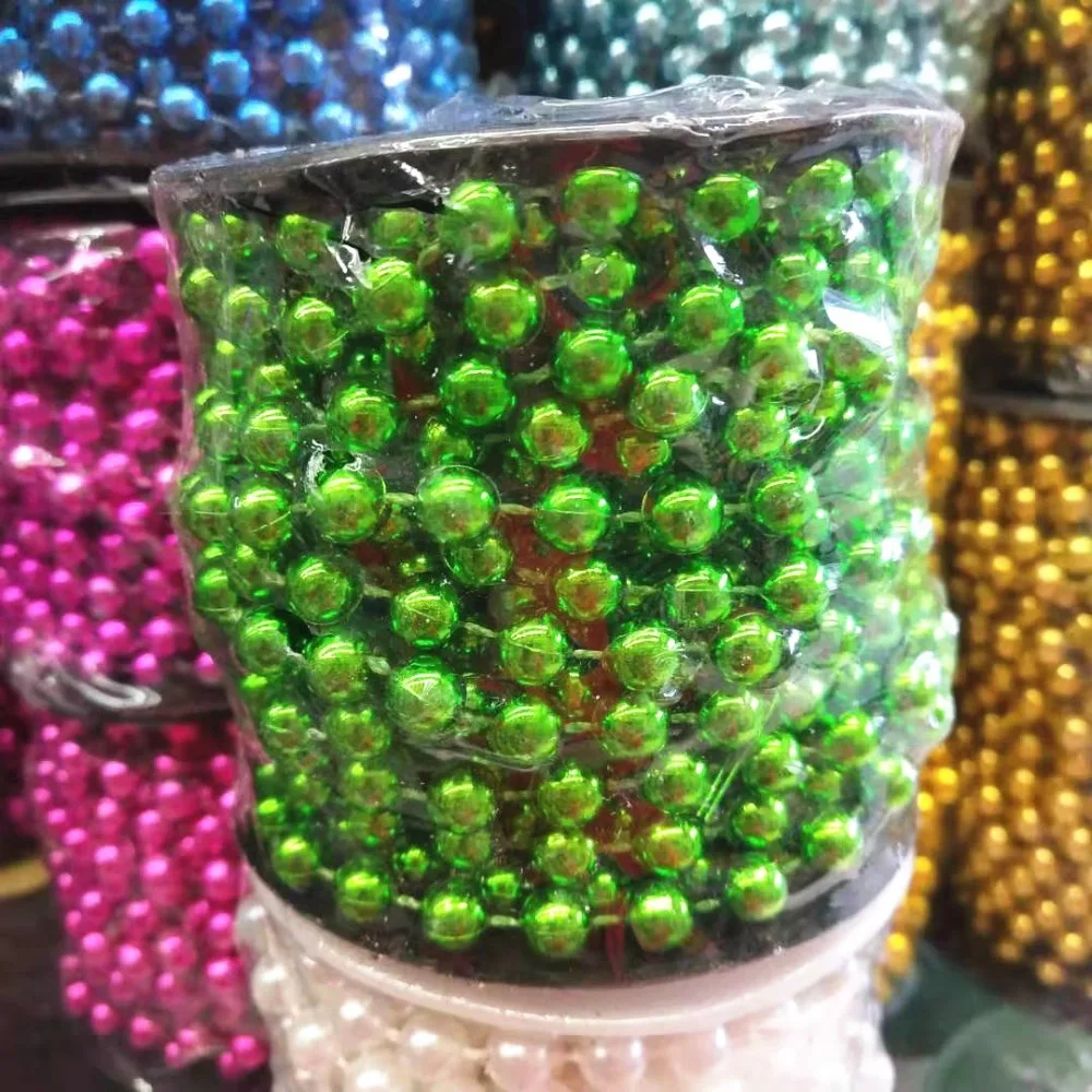 green beads chain
