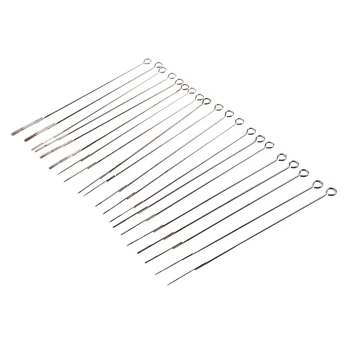 100 pcs Disposable Sterile Tattoo Needles Mix Size 3RL/ 5RL/ 5 RS/ 5M1/ 7RL/ 7RS/ 7M1/ 9RL/ 9RS/ 9M1 Silver
100 pcs Disposable Sterile Tattoo Needles Mix Size 3RL/ 5RL/ 5 RS/ 5M1/ 7RL/ 7RS/ 7M1/ 9RL/ 9RS/ 9M1 Silver