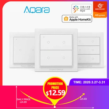 Aqara Switch Wireless Smart Original Wall Switch International Version Zigbee Work With Apple Homekit Mijia App Wall Switch
Aqara Switch Wireless Smart Original Wall Switch International Version Zigbee Work With Apple Homekit Mijia App Wall Switch