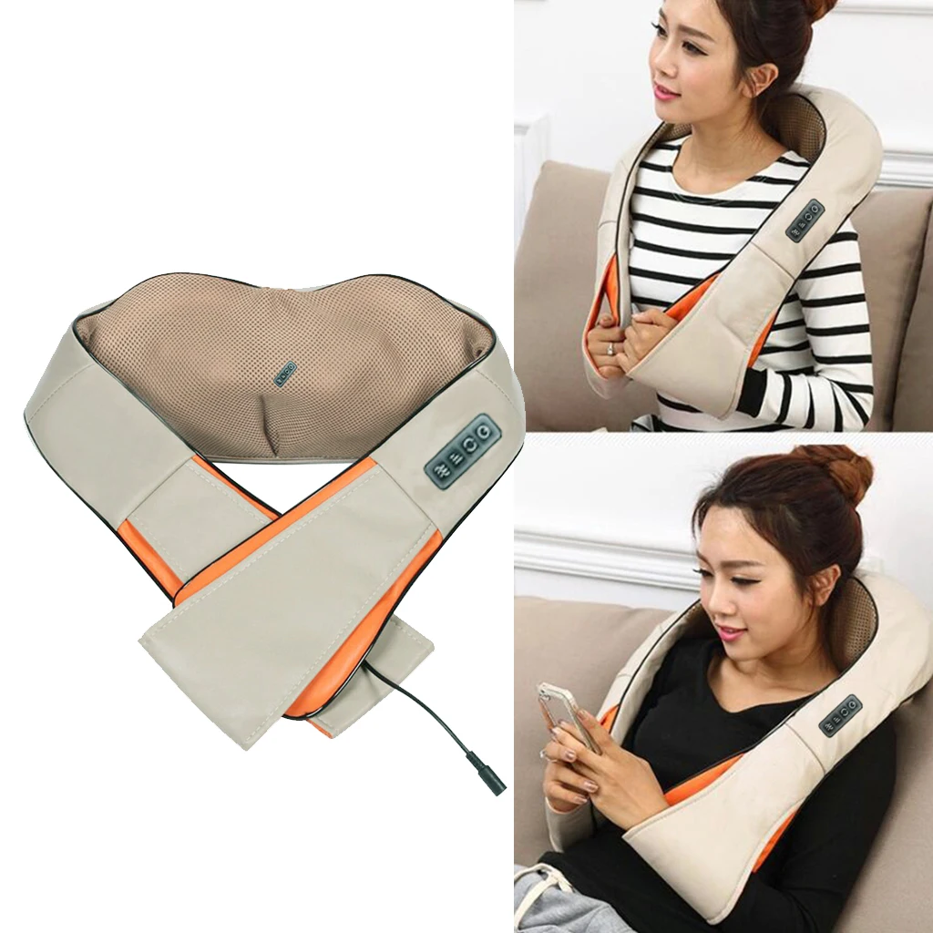 Shiatsu Massagers for Neck Back and with Heat Deep Portable Deep Tissue US Shoulder Massagers massagers Handheld W/ Heat Corded
