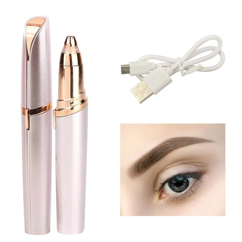Mini eyebrow epilator USB Charge or Battery Style Epilator Eye brow Hair Remover , Razor Instant Shaving Eyebrow Trimmer
Mini eyebrow epilator USB Charge or Battery Style Epilator Eye brow Hair Remover , Razor Instant Shaving Eyebrow Trimmer