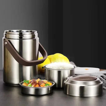 1.5L/2L/2.6L Big Capacity Stainless Steel Super Long Insulation Lunch Box Adult Student Bento Box Lunch Bucket
1.5L/2L/2.6L Big Capacity Stainless Steel Super Long Insulation Lunch Box Adult Student Bento Box Lunch Bucket