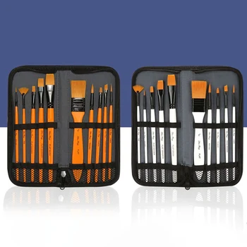 10Pcs Yellow/White Artist Paint Brush Set Nylon Hair Watercolor Acrylic Oil Painting Brushes Drawing Art Supplies
10Pcs Yellow/White Artist Paint Brush Set Nylon Hair Watercolor Acrylic Oil Painting Brushes Drawing Art Supplies