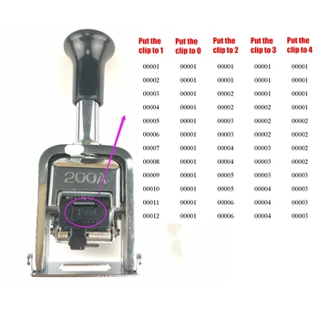 Functional bank financial tools coding automatic numbering machine number stamp 3 to 12 digits
Functional bank financial tools coding automatic numbering machine number stamp 3 to 12 digits