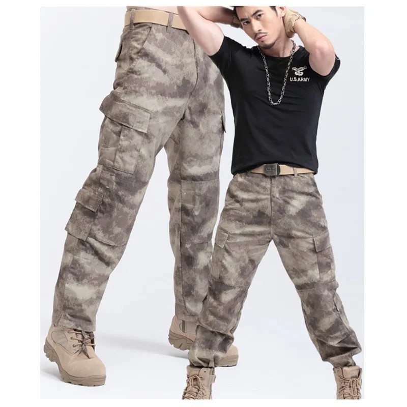 Army Fans Field Combat Camouflage Tactical Pants Men Outdoor Military Training Hiking Hunting Loose Straight Overalls Trousers
Army Fans Field Combat Camouflage Tactical Pants Men Outdoor Military Training Hiking Hunting Loose Straight Overalls Trousers