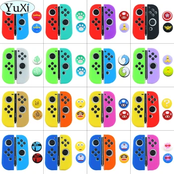 YuXi For Nintend Switch Antislip Rubber Skin Case Protective Thumb Grip Caps for Nintend Switch Controller Silicone Joycon Cover
YuXi For Nintend Switch Antislip Rubber Skin Case Protective Thumb Grip Caps for Nintend Switch Controller Silicone Joycon Cover